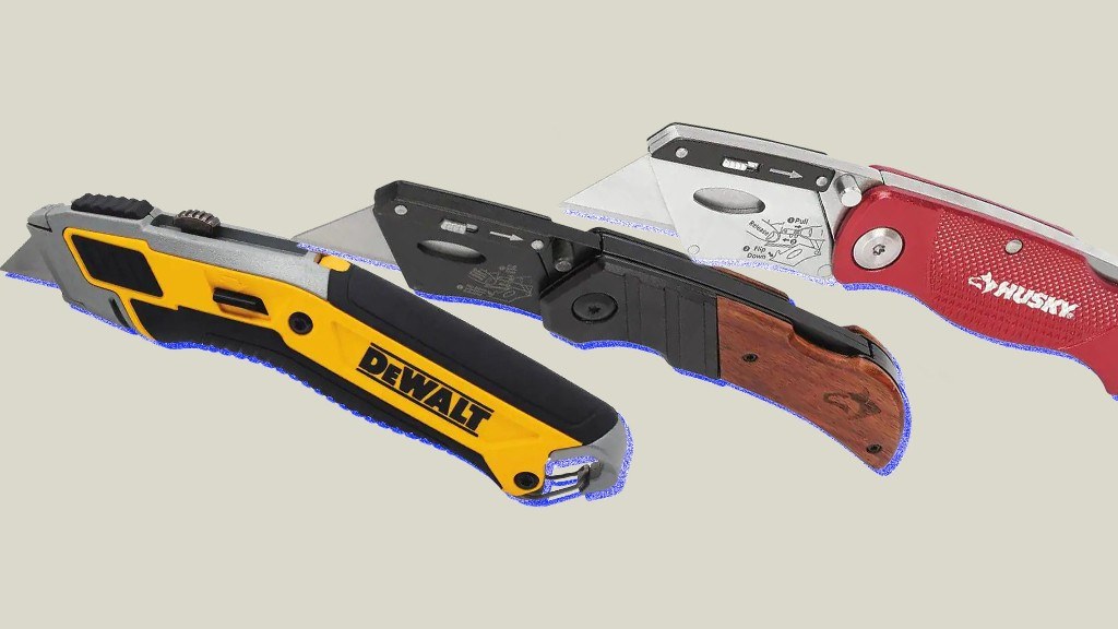 What is a serrated utility knife used for?